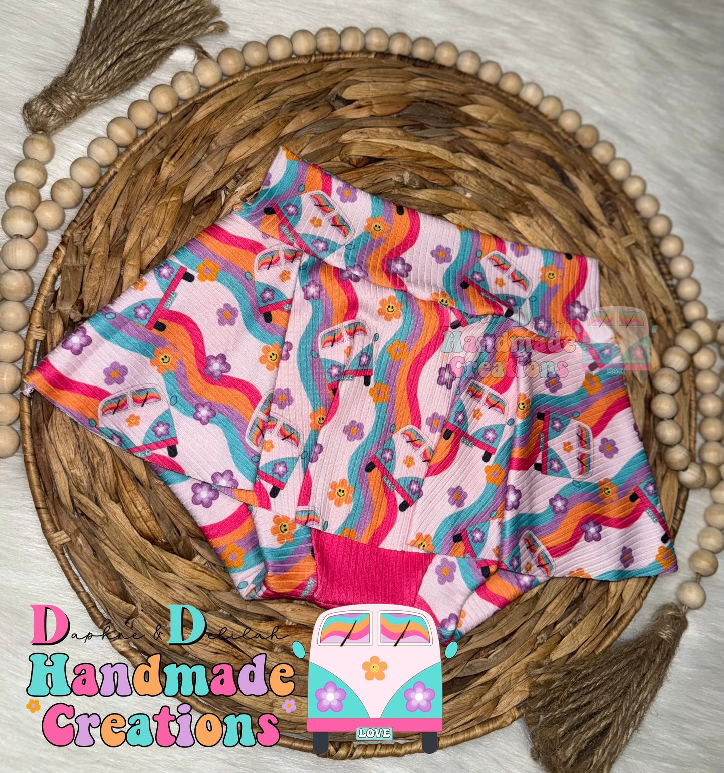 DD Handmade Creations Groovy Van (EXCLUSIVE) Skirted Bummies