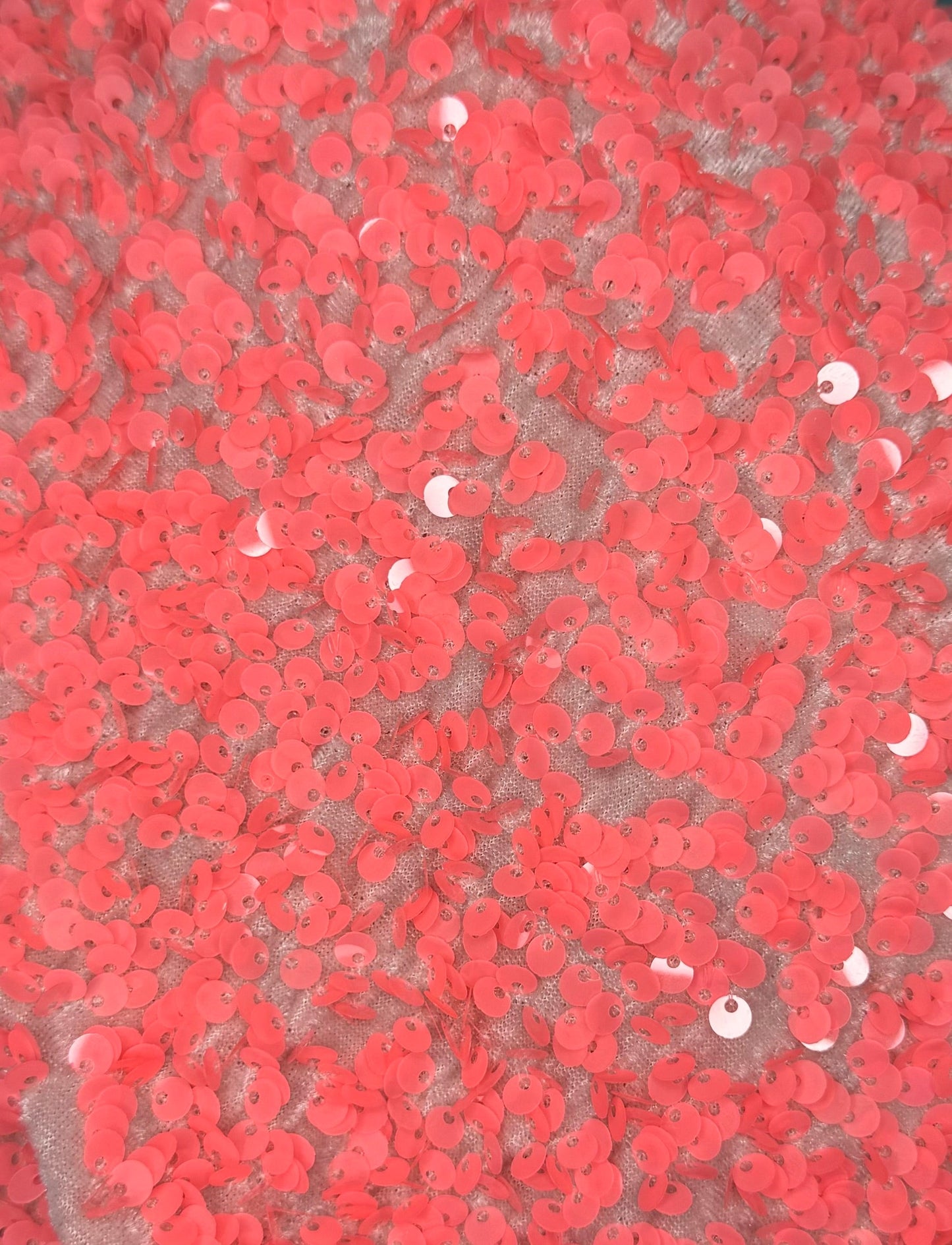 Coral Sequin 🦋