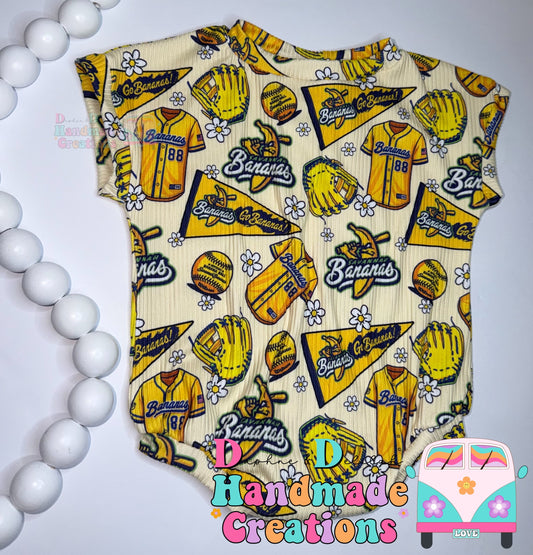 Savannah Bananas Oversized Rompers