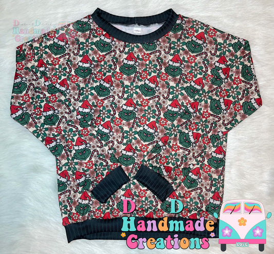 Green Guy Candy Cane Dolmans