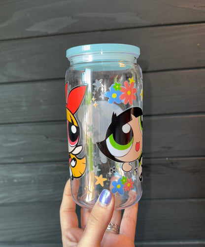 PPG Baby Blue Top Plastic Libby Cup